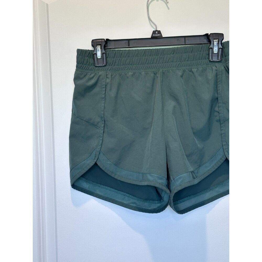 GAIAM Athletic Shorts Green High Waist Size Small